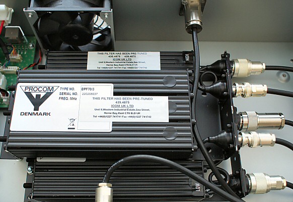 GB7ZP Duplexer  Cavities